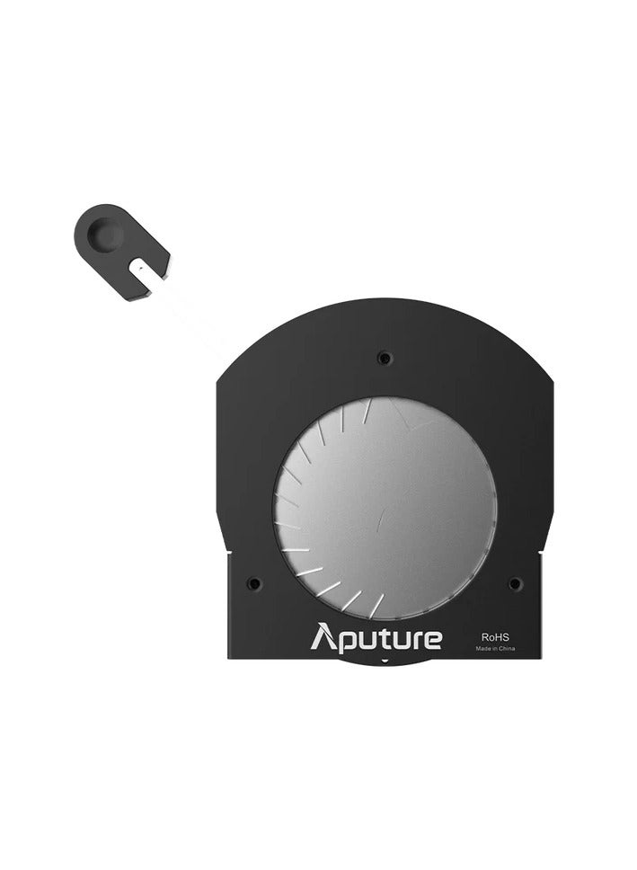 أبتشر عدسة موردة Aputure Iris لجهاز Spotlight Max – ضبط دائرة الإضاءة بدقة بفضل 24 شُفَّة