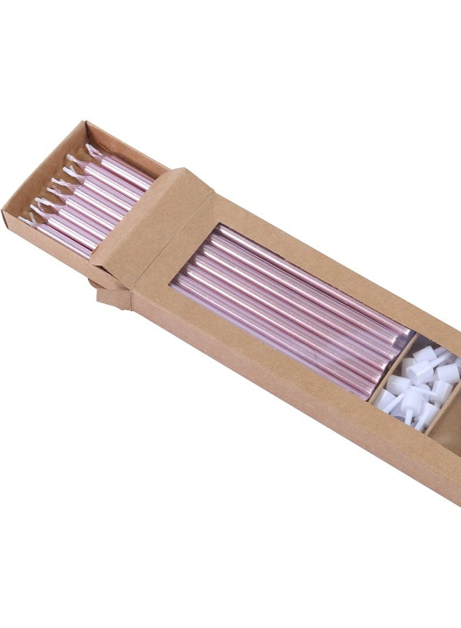 PME Rose Gold Extra Tall Candles 7In 16Pk - Image 3