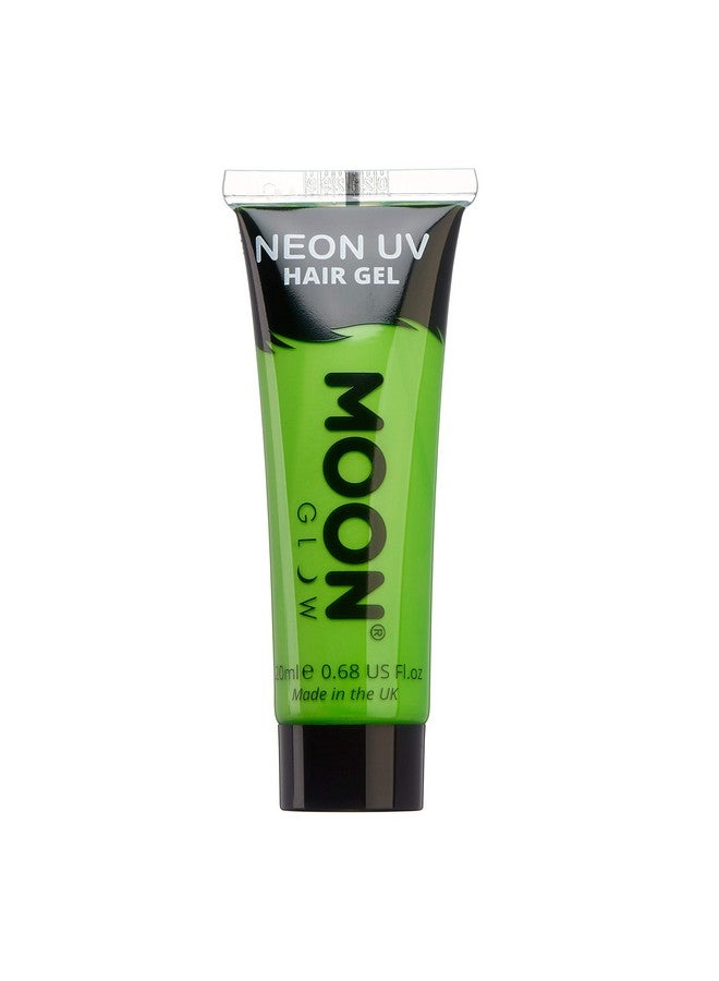 Moon Glow Blacklight Neon Uv Hair Gel 0.67Oz Intense Green Temporary Wash Out Hair Color Spike And Glow - Image 1