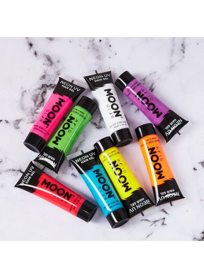 Moon Glow Blacklight Neon Uv Hair Gel 0.67Oz Intense Green Temporary Wash Out Hair Color Spike And Glow - Image 5