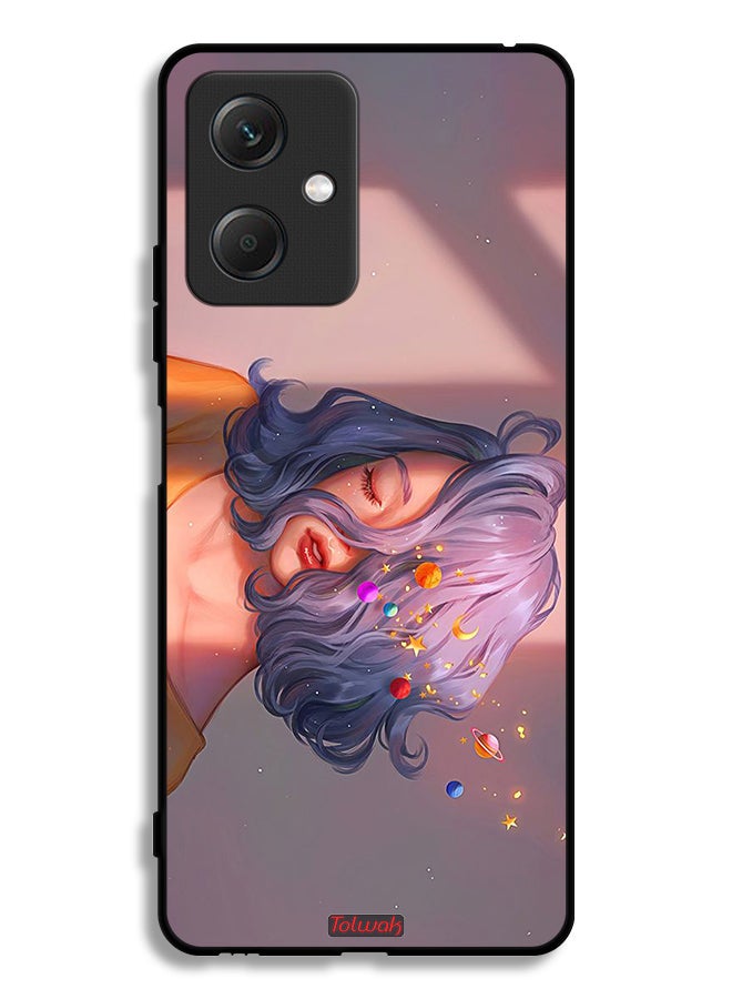 Tolwak Xiaomi Redmi Note 12 Protective Case Cover Girl And Space Art - Image 2