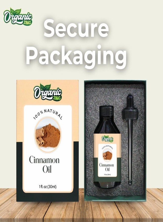 ORGANIC ZING زيت القرفة العضوي (Cinnamomum verum) | زيت عطري نقي وطبيعي للعناية بالبشرة، والروائح العطرية، والموزع - 30 مل / 1.01 أونصة سائلة - Image 4