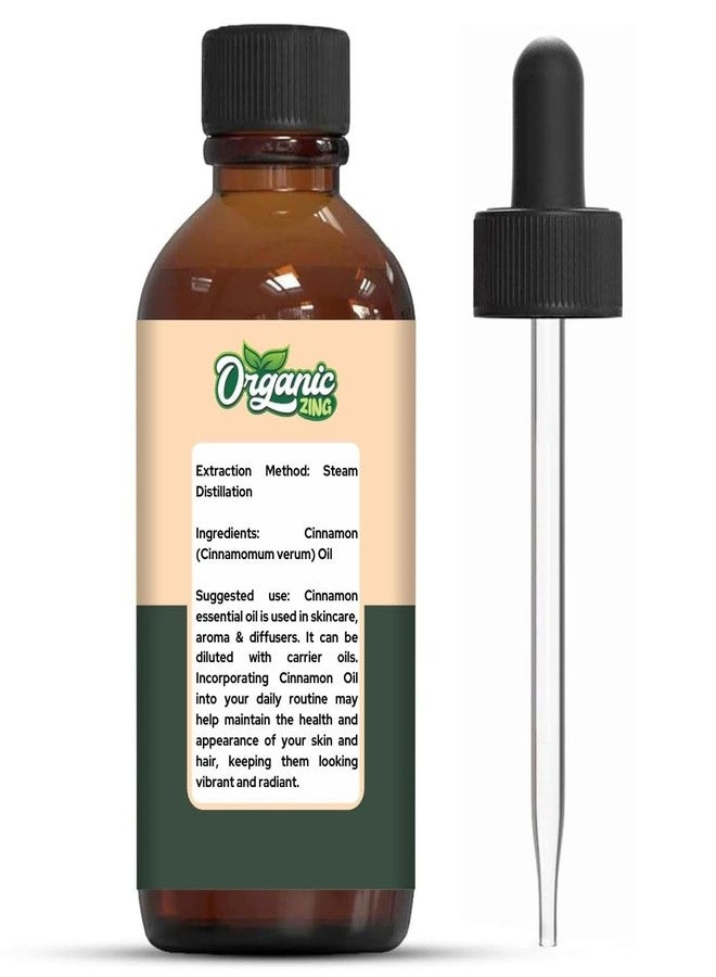 ORGANIC ZING زيت القرفة العضوي (Cinnamomum verum) | زيت عطري نقي وطبيعي للعناية بالبشرة، والروائح العطرية، والموزع - 30 مل / 1.01 أونصة سائلة - Image 2
