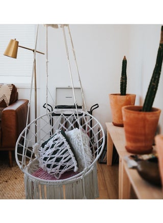 Rope Macrame Special Knitted Swing Hammock Cotton Rope (55X70) Retro Single 70 Ecru - pzsku/Z5A3F9F9AB63C235A309FZ/45/_/1730837753/6a71424d-6e8a-4fcd-98a3-ff94409aabf9