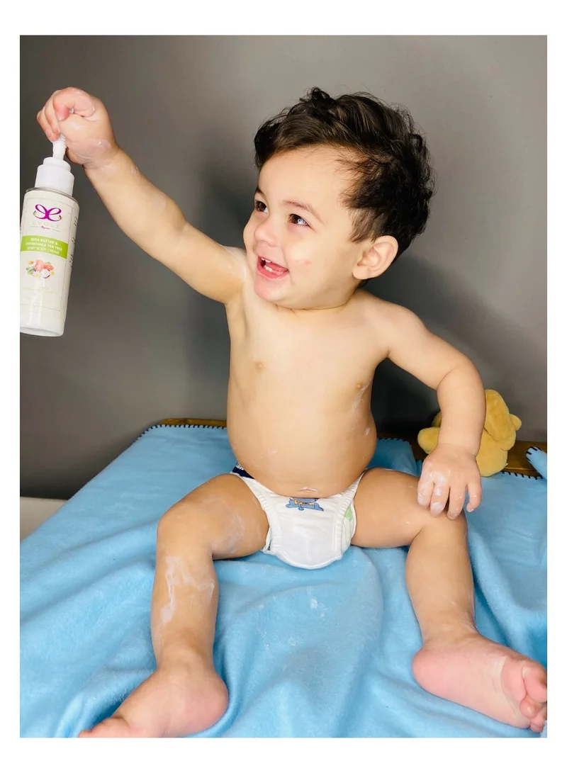 EVOLE ُEVOLE Baby Body Cream Shea Butter Chamomile Tea Tree 100 ml