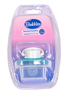 Bubbles Bubbles Beveled Soother  Multishape- Green  Newborn  - Image 2