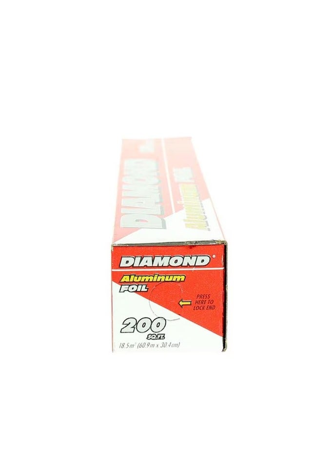 Diamond Aluminum Foil 200 SF Silver - Image 2