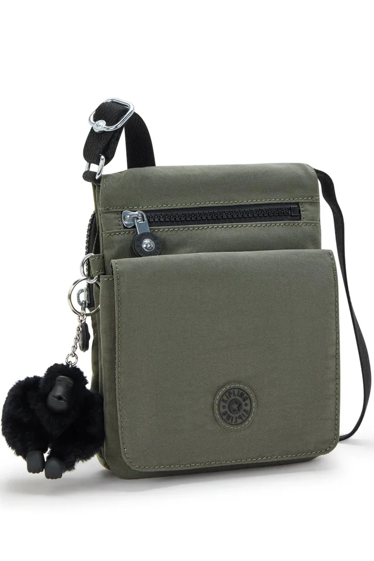 kipling New Eldorado Small Female Crossbody Bag - Green Moss