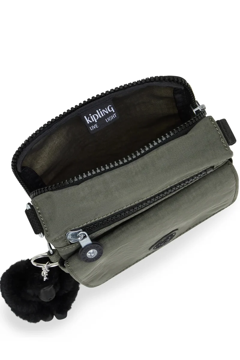 kipling New Eldorado Small Female Crossbody Bag - Green Moss
