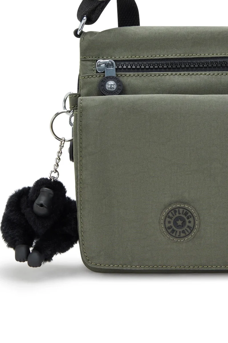 kipling New Eldorado Small Female Crossbody Bag - Green Moss
