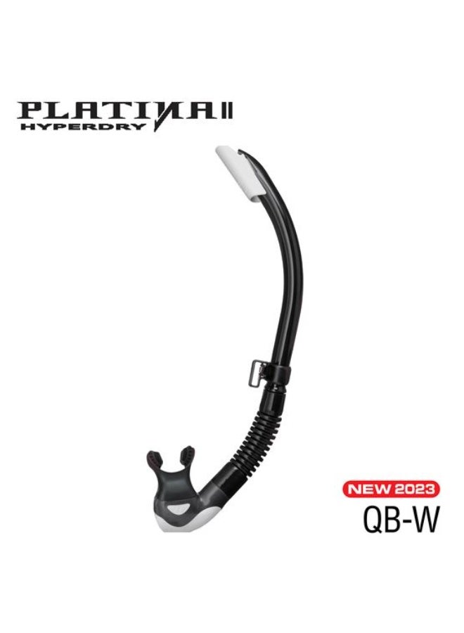 TUSA Platina II Hyperdry Snorkel Black/White