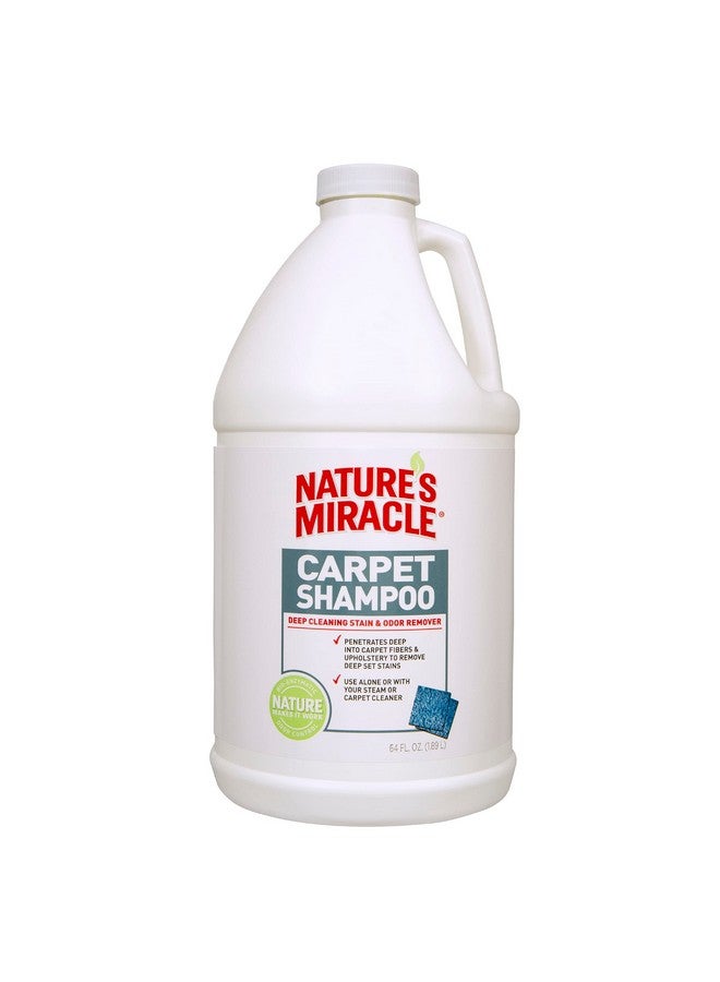 Nature's Miracle Carpet Shampoo, DeepCleaning Stain And Odor Remover 64 Ounce - Image 1