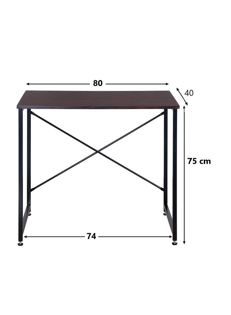 Metal Excellence Desk 80*40cm, easily assembled and disassembled - Brown - Image 5