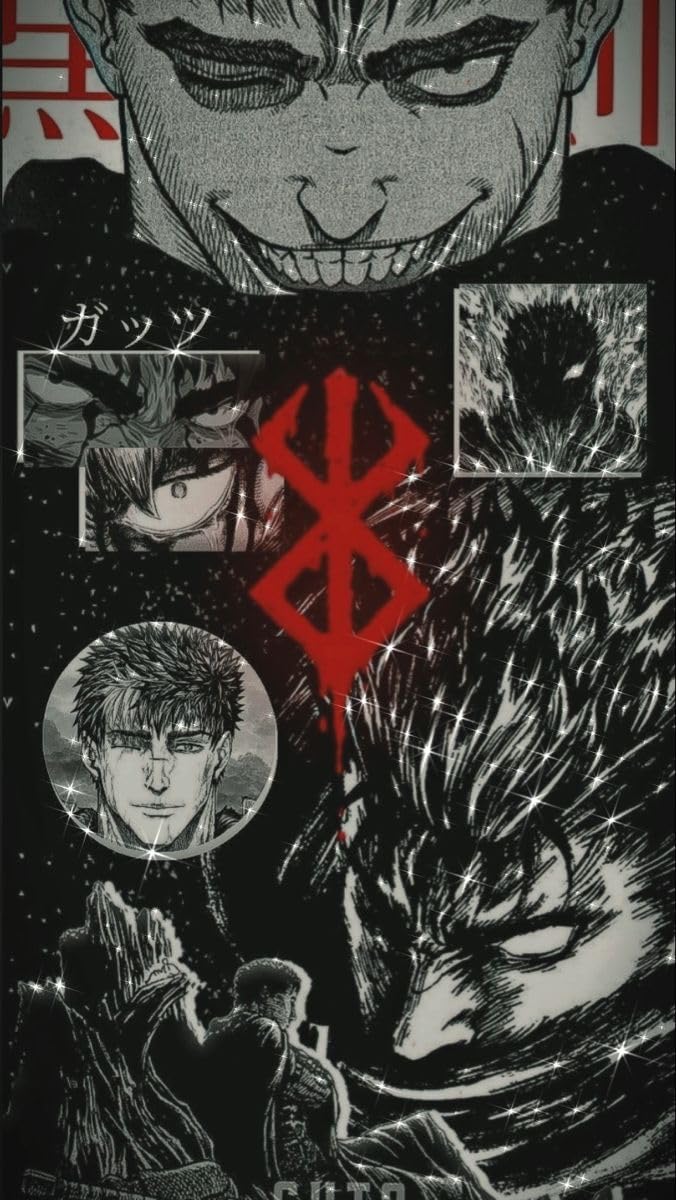 MOMENT PRINTS Guts Berserk Manga Poster - Anime Characters, 13x19 Inch, 300gsm Heavyweight Premium-Quality Print, Anime & Manga Artwork - Image 1