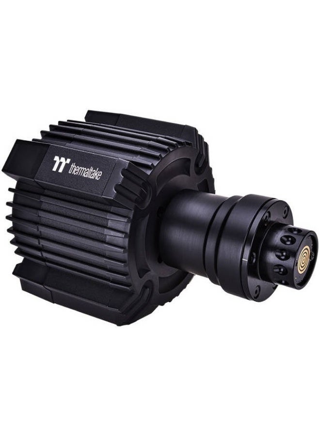 ثيرمال تيك عجلة سباق G6 ذات الدفع المباشر مع دواسات، عجلة جلدية على شكل حرف D مقاس 13 بوصة، محرك دفع مباشر بعزم دوران 6 نيوتن متر، دواسات فولاذية بتأثير هول (دواسة الوقود/الفرامل/القابض)، سريعة الفك، متوافقة مع أجهزة الكمبيوتر وأجهزة التحكم، مع خاصية رد فعل قوى قابل للتعديل، محاكي سباقات عالي الدقة، أسود | GRB-G6D-DGT3BB-01 - Image 3