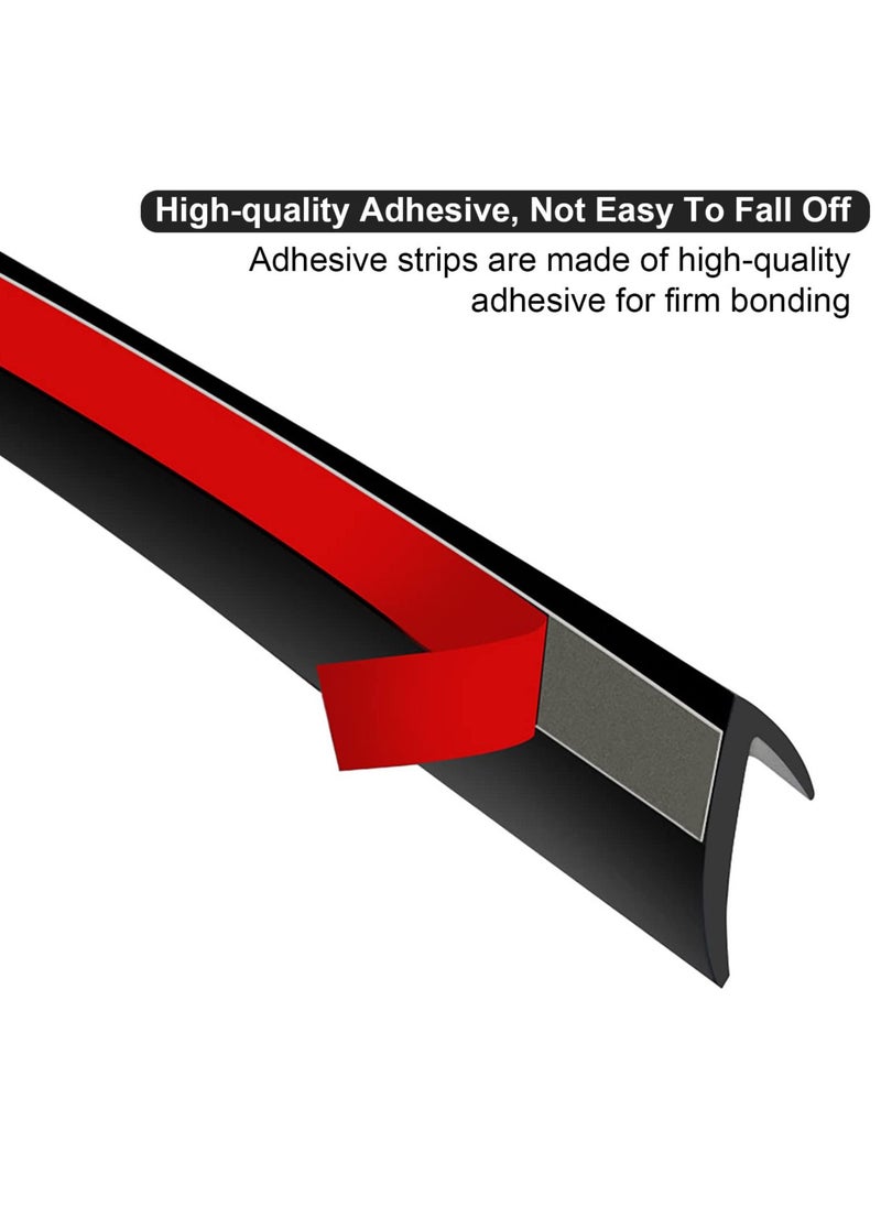 Generic - Auto Window Sealing Strip, 3.6m/11.8ft Auto Glass Adhesive Strip, V-Window Seal Universal Self Adhesive Suitable for Windproof, Vibration Abnormal Noise, Noise Reduction - Image 1