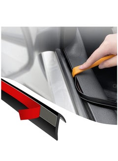 Auto Window Sealing Strip, 3.6m/11.8ft Auto Glass Adhesive Strip, V-Window Seal Universal Self Adhesive Suitable for Windproof, Vibration Abnormal Noise, Noise Reduction