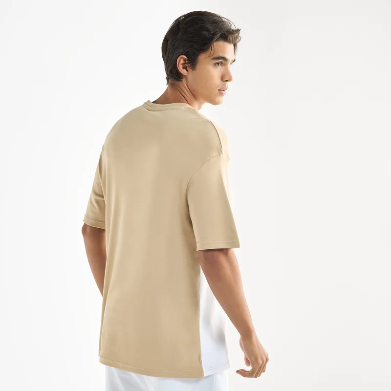 Splash FAV Starter Logo Print T-shirt with Short Sleeves and Crew Neck