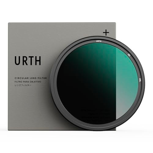 Urth 55mm ND2-32 Variable ND Lens Filter (Plus+) — 1-5 Stop Range, Ultra-Slim 20-Layer Nano-Coated Neutral Density Filter for Cameras - Image 1