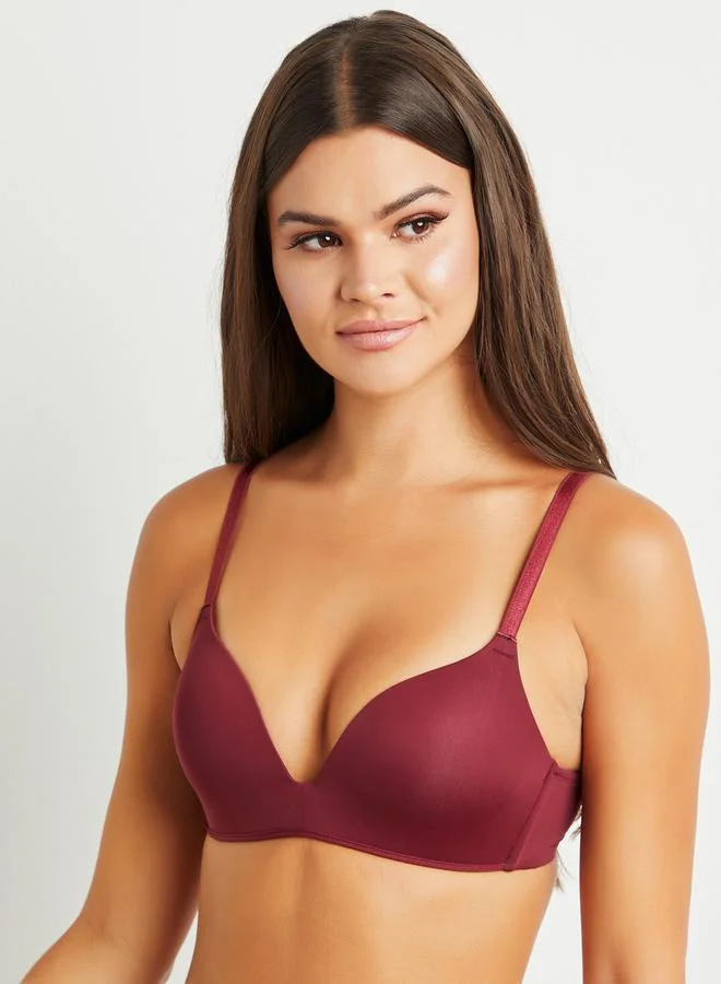 Styli Styli Pack of 2 - Padded Non Wired Plunge Bra