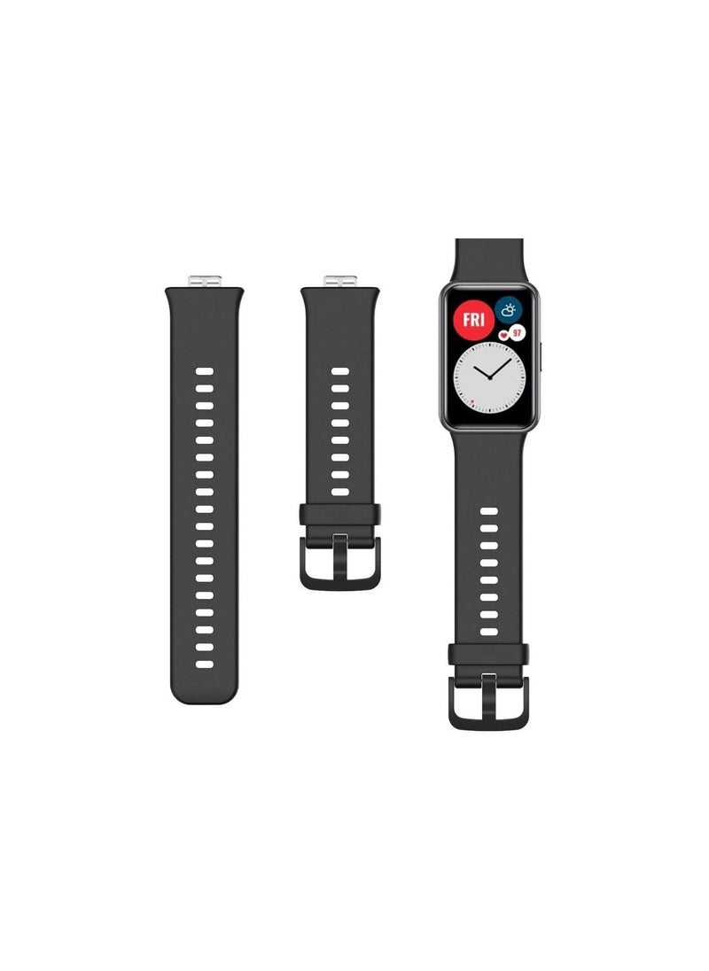 Fitness Sport Silicone Watchband For Huawei Watch Fit - Image 2
