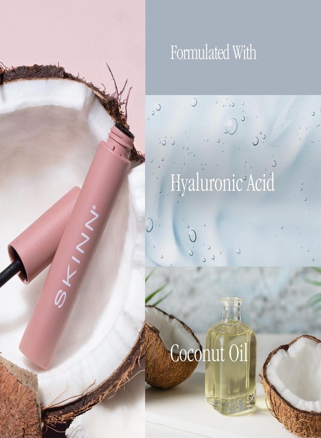 Skinn ماسكارا SKINN Lash-Redemption 4 في 1 - ماسكارا للرموش مع شعيرات ناعمة ومطبق على شكل ساعة رملية تكثف، تجعد، تطيل وتغذي الرموش - تركيبة خالية من الكحول، مقاومة للتكتل والتقشر - Image 4