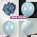 Bezente Dusty Blue Balloons 18 Inch 30 Pack Large Thick Blue Balloons Big Round Slate Latex Balloons for Bridal Shower Wedding Birthday Party Decorations - Image 4