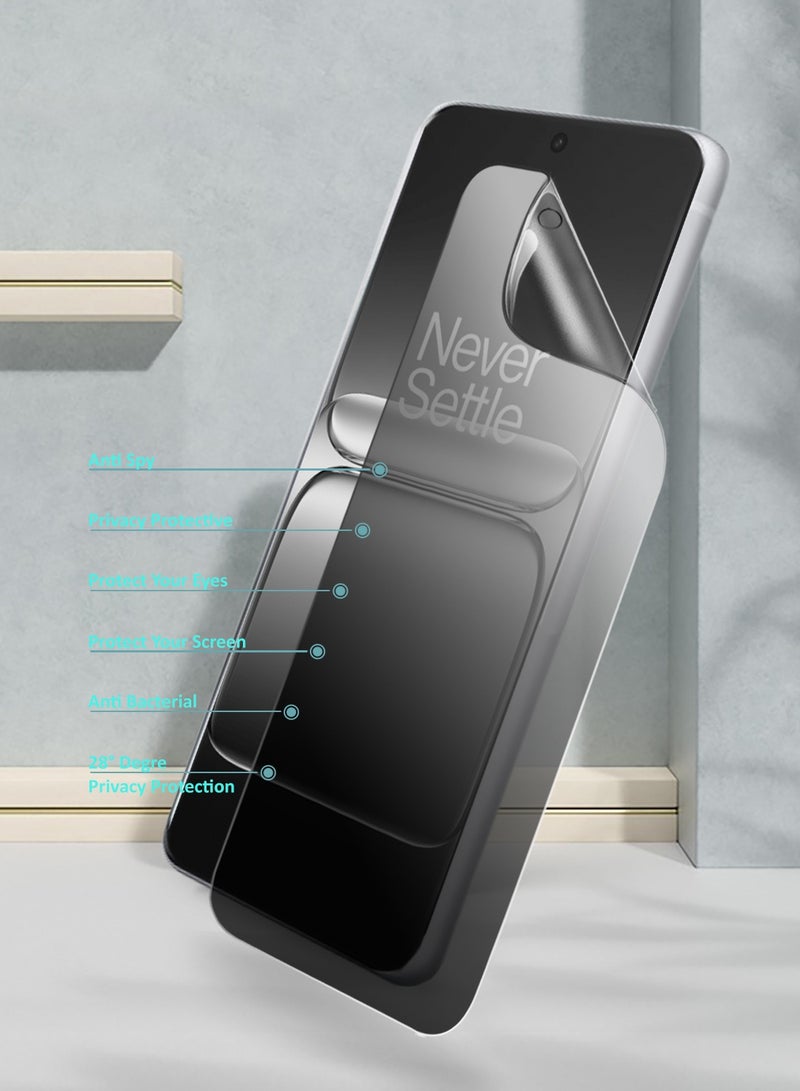 Wtech OnePlus Nord CE5 5G 2025 Premium Hydrogel Anti Spy / Anti Privacy Film Thin and Flexible Screen Protector (MSHFMP) - Clear - Image 3