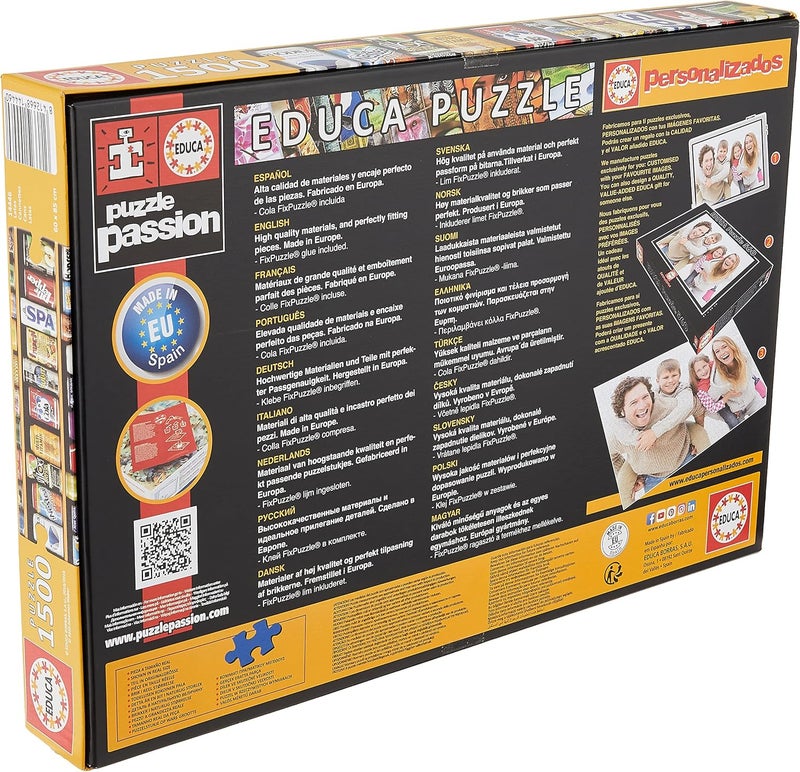 Educa 1500 Piece Puzzle - Cans Collection for Adults with Fix Puzzle Glue - Image 2