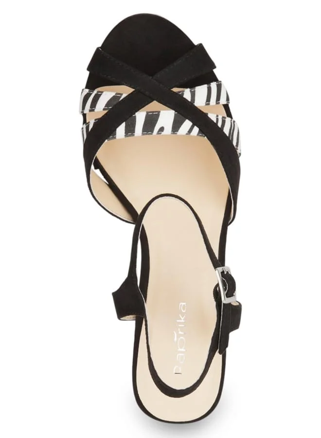 Paprika Women Peep Toe Sandals