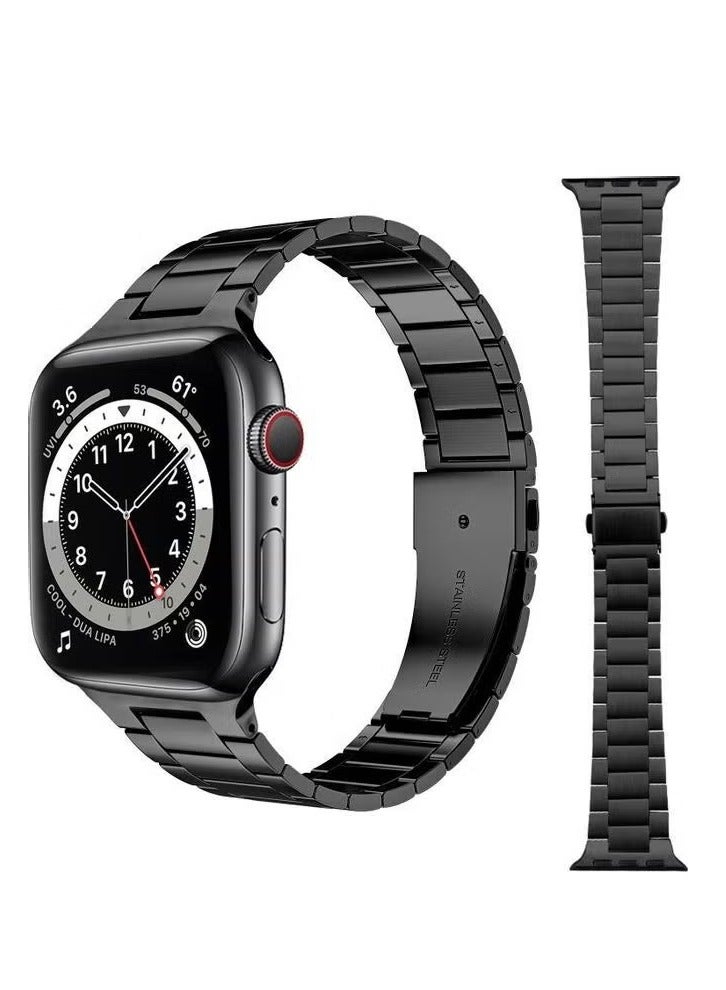 فيسوس شريط استبدال لسلسلة Apple Watch 1/2/3/4/5/6/SE 42/44mm أسود