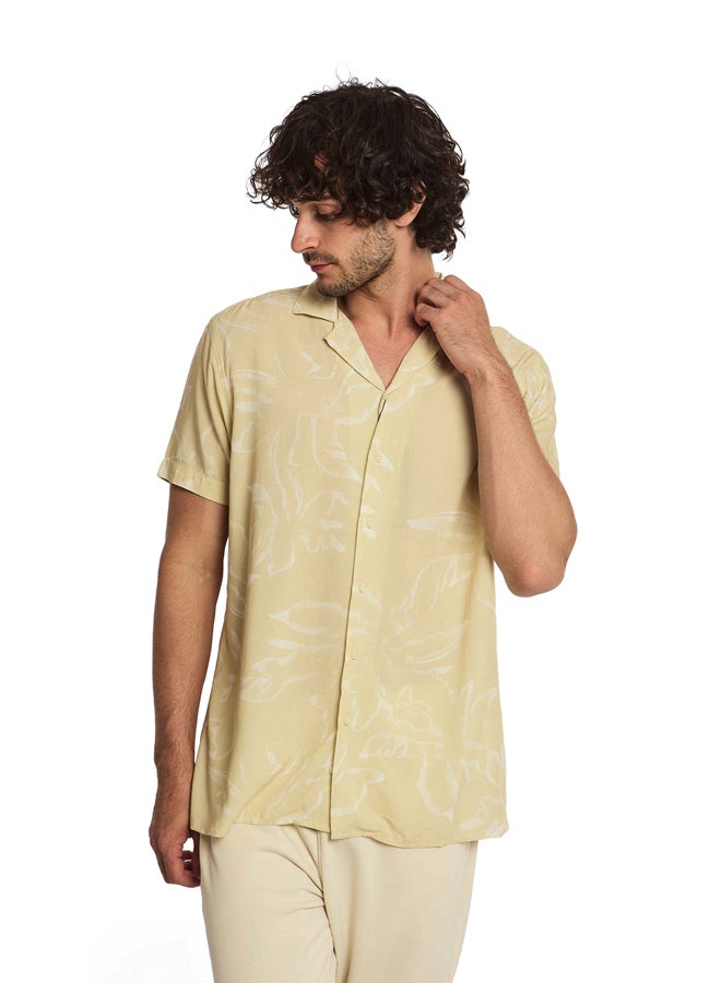 Premoda Fancy Regular Fit Viscose Shirt With Short Sleeves - Image 1