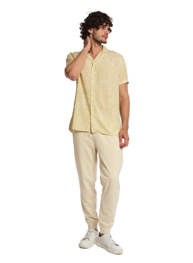 Premoda Fancy Regular Fit Viscose Shirt With Short Sleeves - Image 4