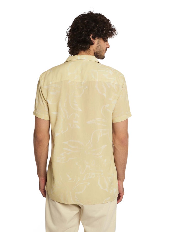 Premoda Fancy Regular Fit Viscose Shirt With Short Sleeves - Image 3