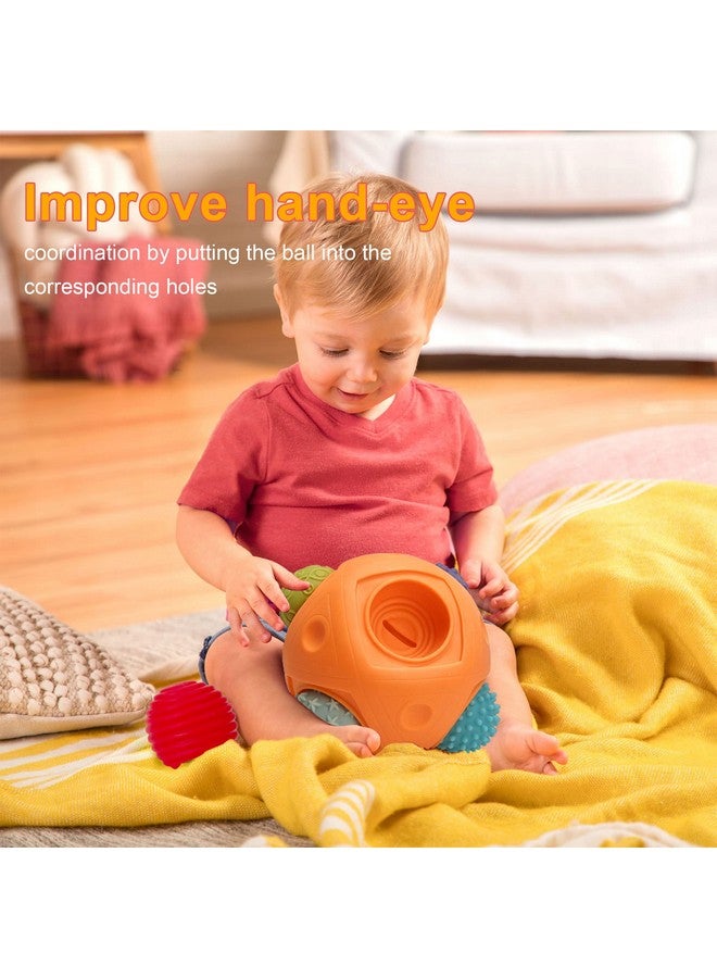 ROHSCE Balls for Toddlers 1-3 Baby Sensory Toys, Montessori Toys for Babies 6-12 Months Baby Ball Toy, Sensory Balls BPA Free Teething Gift Toddler Balls Bath Toys with Bright Color Multi Textured - Image 5