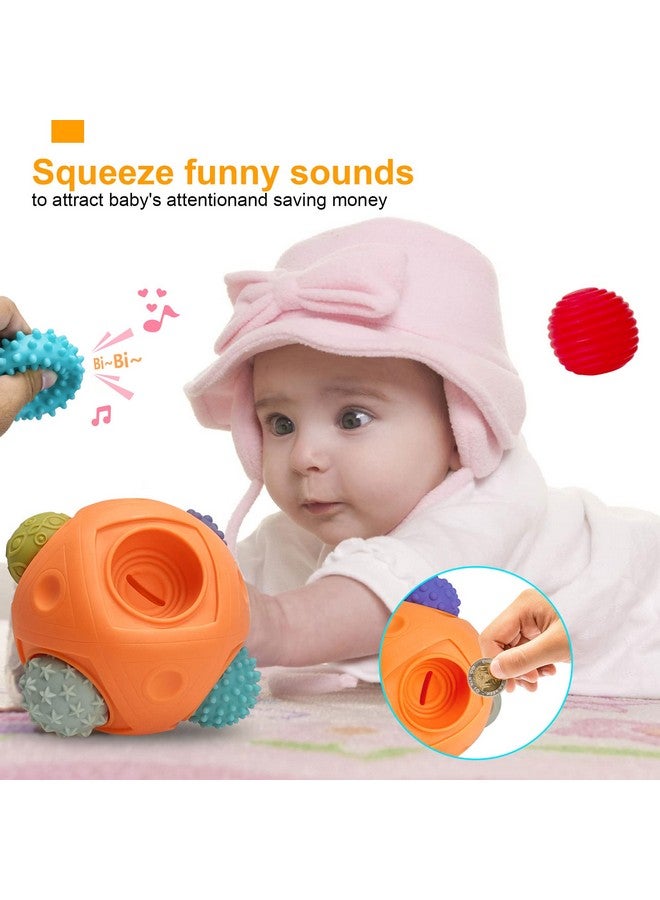 ROHSCE Balls for Toddlers 1-3 Baby Sensory Toys, Montessori Toys for Babies 6-12 Months Baby Ball Toy, Sensory Balls BPA Free Teething Gift Toddler Balls Bath Toys with Bright Color Multi Textured - Image 2