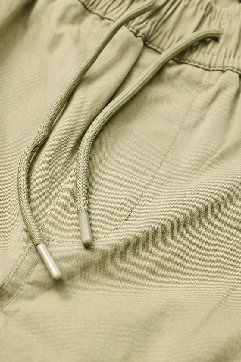 SNITCH Olive Seven Pocket Cargo Joggers for Men | Best Price UAE