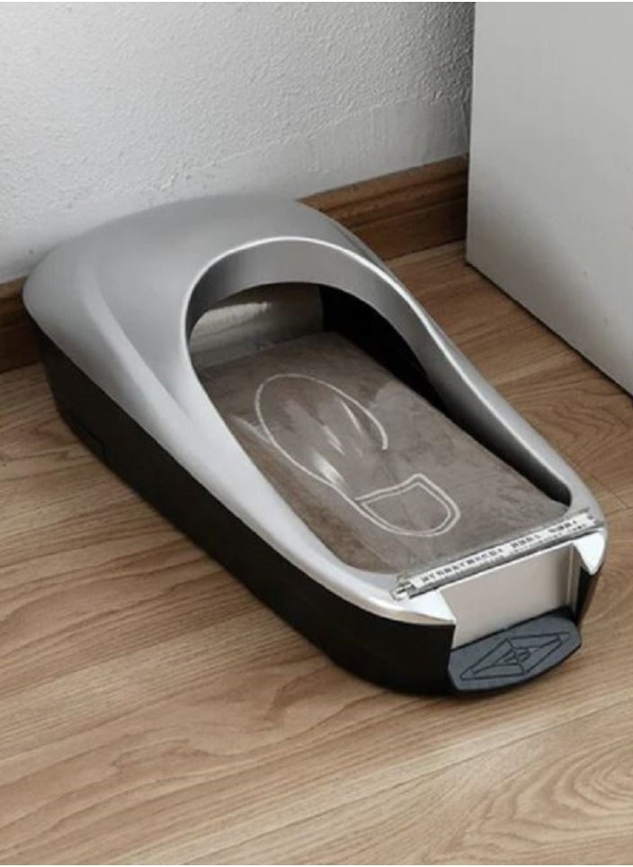 Generic - Nylon shoe wrapping machine is a device used to wrap shoes with nylon for hygiene and sterilization purposes. This machine works to protect places from dust and dirt and provide a clean and sterile en - Image 1