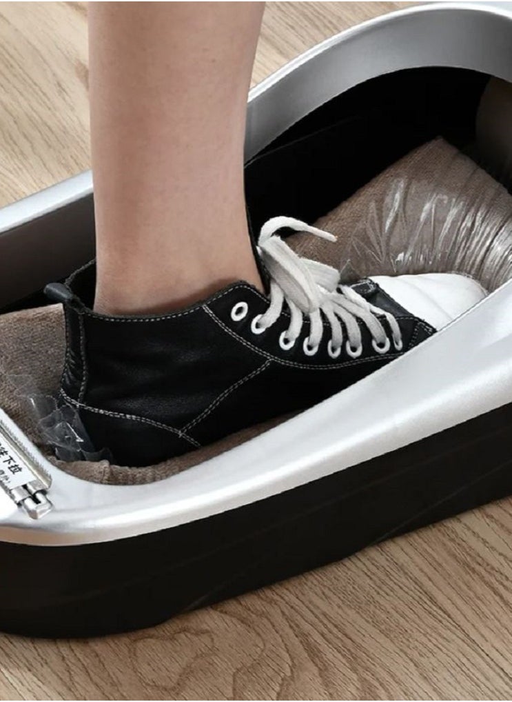 Generic - Nylon shoe wrapping machine is a device used to wrap shoes with nylon for hygiene and sterilization purposes. This machine works to protect places from dust and dirt and provide a clean and sterile en - Image 1