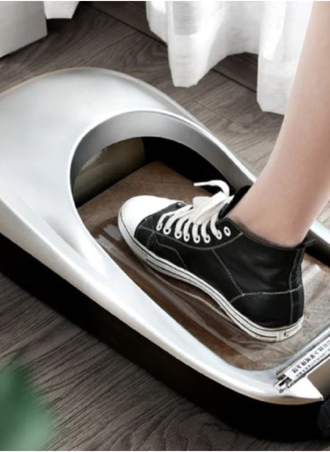 Generic - Nylon shoe wrapping machine is a device used to wrap shoes with nylon for hygiene and sterilization purposes. This machine works to protect places from dust and dirt and provide a clean and sterile en - Image 1