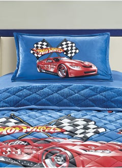 Moon 3 Pieces Kids Winter Comforter Set Single Size 170x220Cm Printed Bedding Set Includes Comforter, Fitted Sheet and Pillow Shams Multicolour  - Image 2