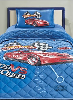 Moon 3 Pieces Kids Winter Comforter Set Single Size 170x220Cm Printed Bedding Set Includes Comforter, Fitted Sheet and Pillow Shams Multicolour  - Image 3