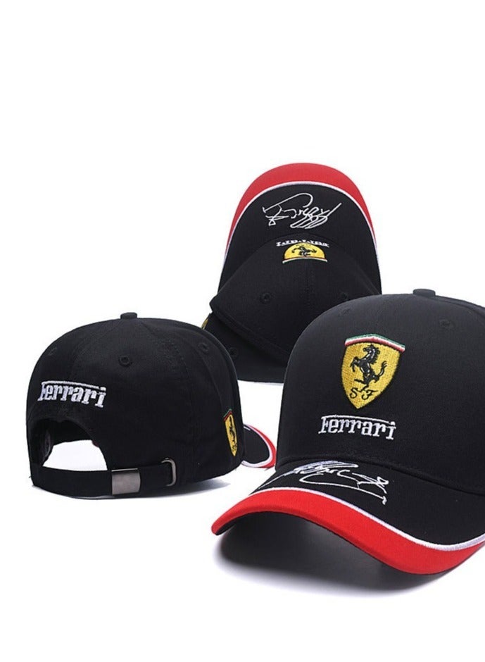 Racing Ferrari Team Lewis Hamilton Charles Lerclarc Cap