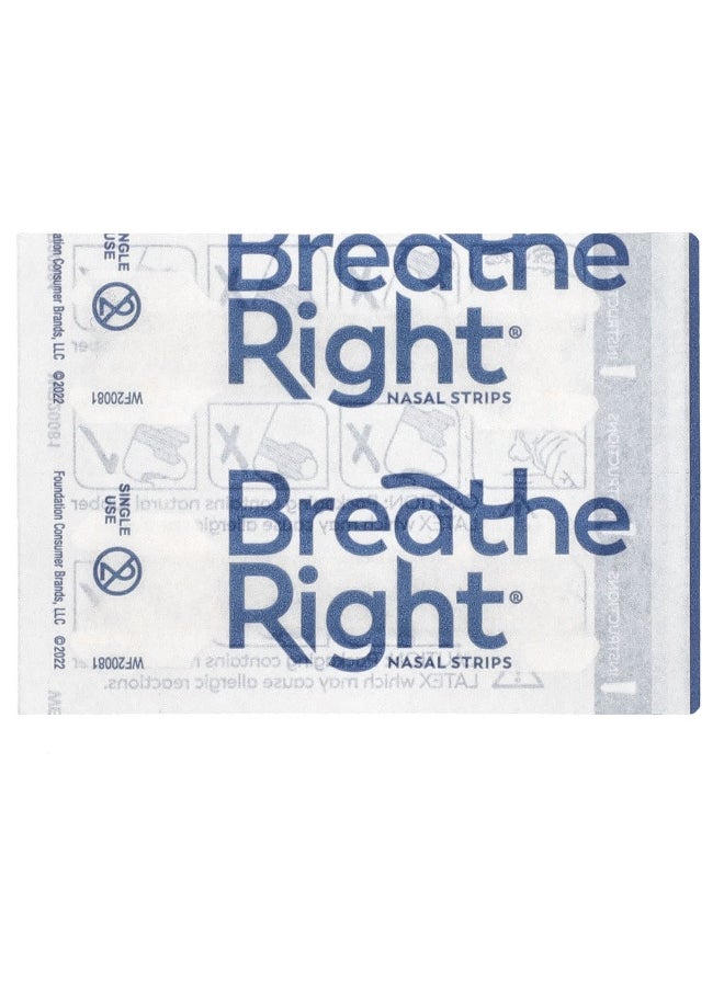 Breathe Right Breathe Right, Nasal Strips, Large, 30 Clear Strips  - Image 3