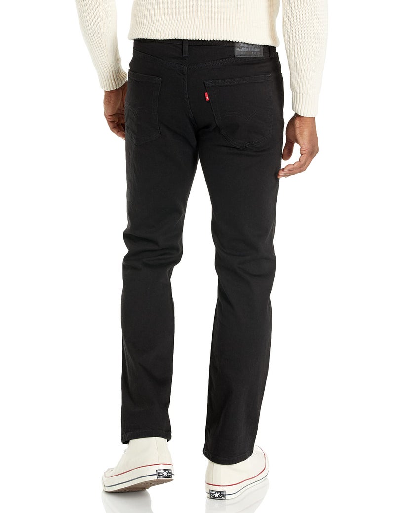 Levi's Men's 514 Straight fit Stretch Motion Jean, Native Cali Black Denim, 33x32 - Image 2