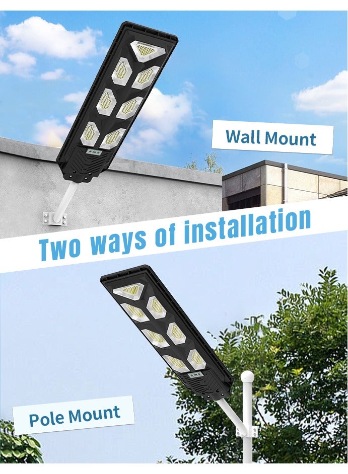 Generic 700W LED Solar Street Light Remote Control Waterproof IP65 With Lamp Post  - Image 2
