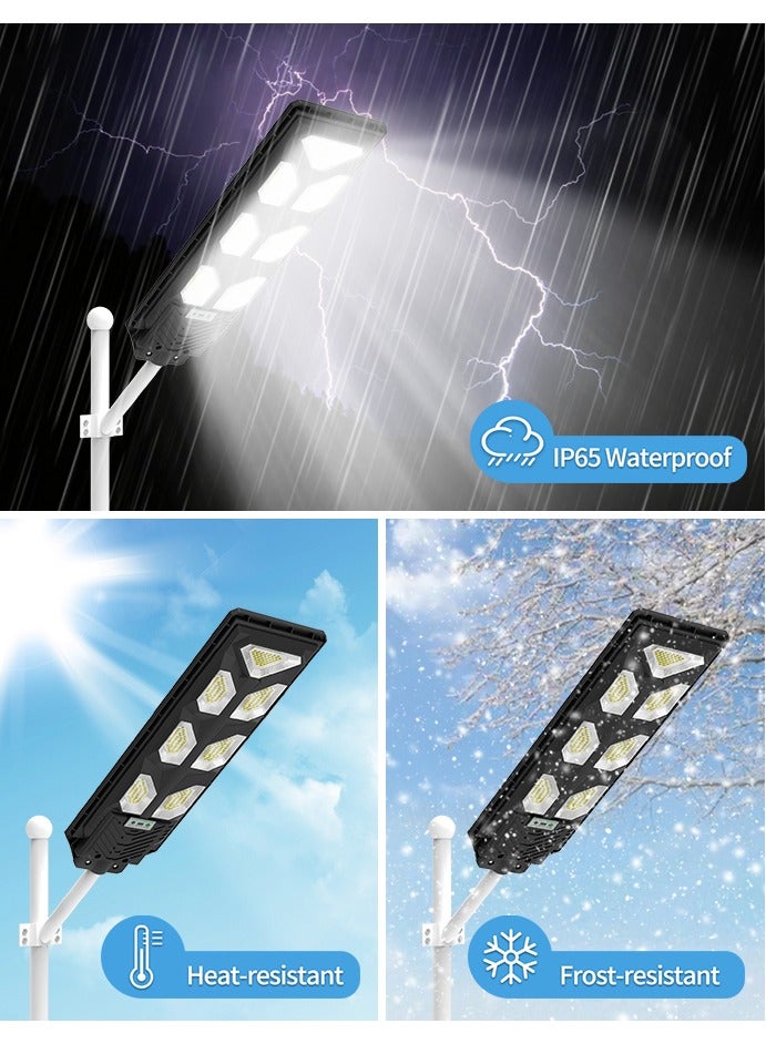 Generic 700W LED Solar Street Light Remote Control Waterproof IP65 With Lamp Post  - Image 3