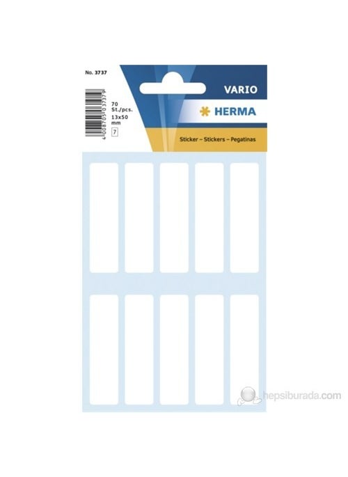Herma Rectangular Label White 