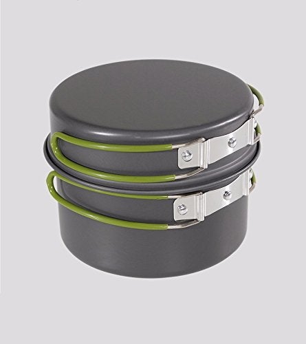 Linist Portable Outdoor Cooking Set Pot Bowl Teapot Coffee Kettle Set Cookware Tableware for Camping Picnic Hiking - Image 4