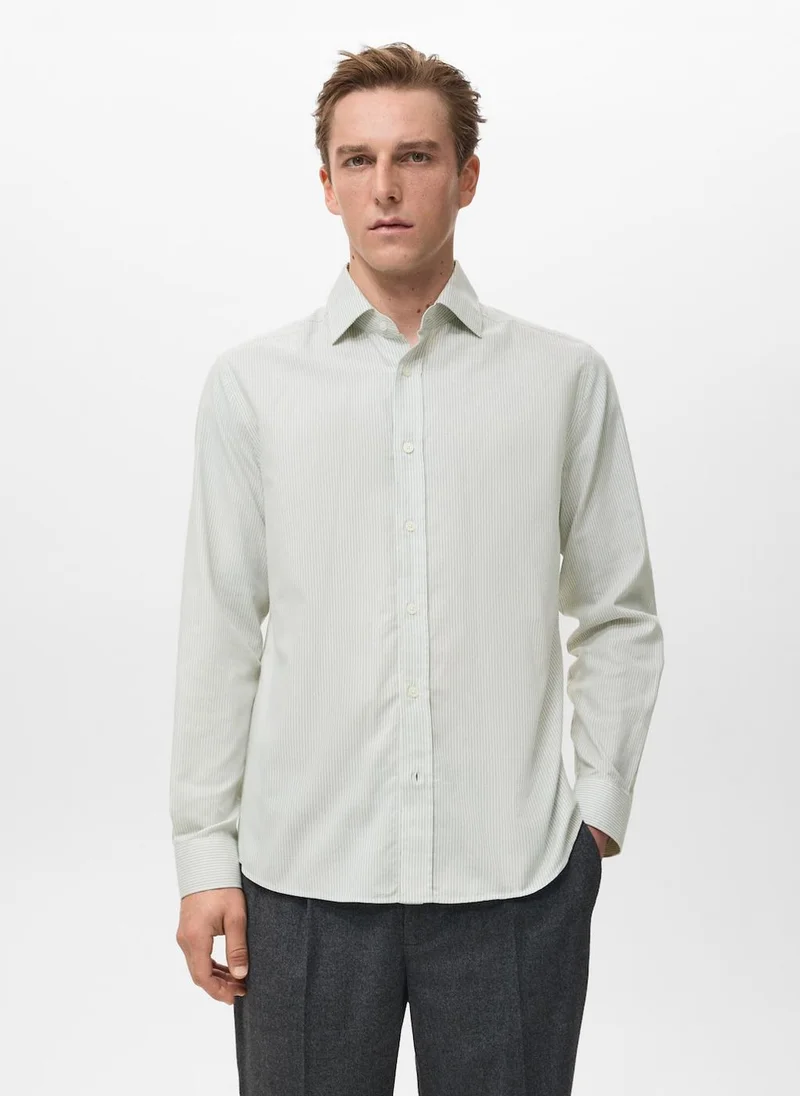 Mango Man Regular-fit 100% cotton shirt